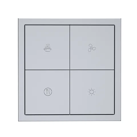 HDL Panel Tile Series 4 Button Smart Panel Space Gray HDL-M/PT4RA.1 — image 1