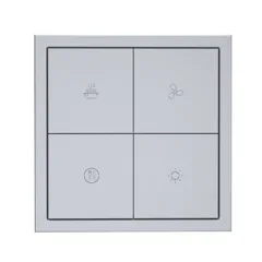 HDL Panel Smart Tile Series 8 Button Space Gray
