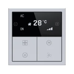 HDL Panel Tile Series OLED Thermostat Space Gray HDL-M/PTOL6.18
