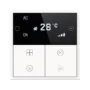 HDL Panel Tile Series OLED Thermostat Ivory White HDL-M/PTOL6.1