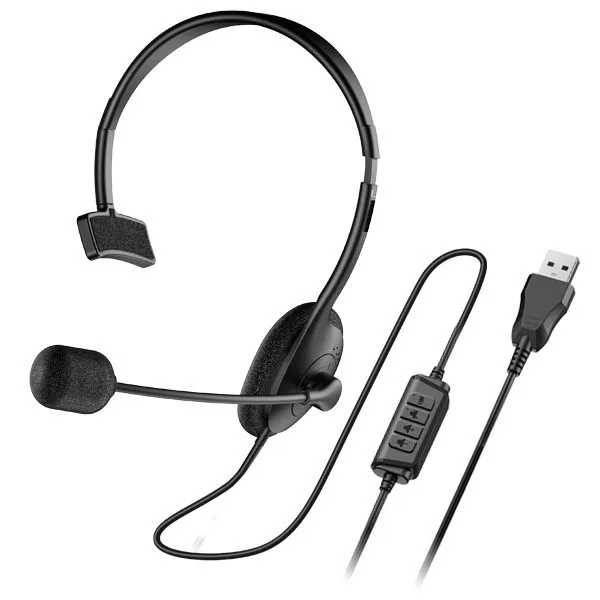 Genius PC Headset USB-A Single Ear & InLine Control HS-100U — image 1