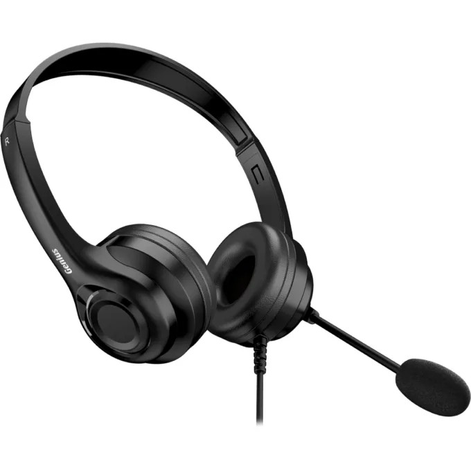 Genius PC Headset USB-A+C InLine Control & Ultra Soft Foam Cushions HS-235U AI (A+C) — image 3