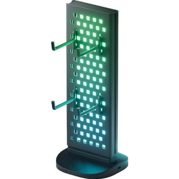 Nanoleaf Pegboard Desk Dock - illuminated docking station for peripheral devices — image 1