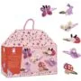 Janod Garden Brocade hair clips creative set to create J09179