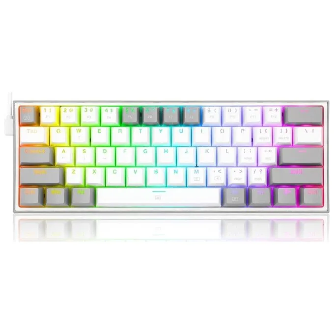 Redragon K617 Fizz RGB white/grey — image 1