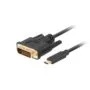 Lanberg USB-C - DVI-D (24+1) 3m black