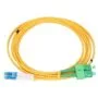 Extralink SC/APC-LC/UPC | Unimodal, Duplex, G652D, 3mm, 1m