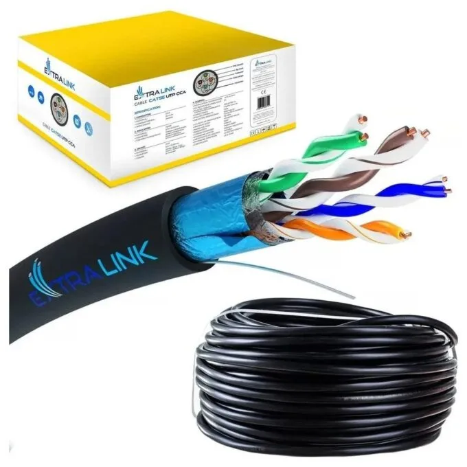 Extralink CAT5E FTP (F/UTP) V2 External 100m — image 1
