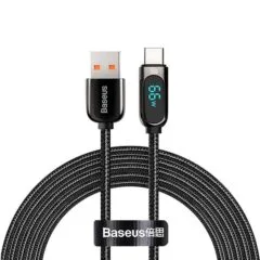 Baseus Display USB to USB-C, 66W, 1m (black)
