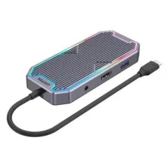 Unitek Hub USB-C HDMI RJ45 3,5mm audio 100W 10Gbps