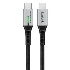 LogiLink USB-C 20 Gb/s, 240W 0.5m in black cover