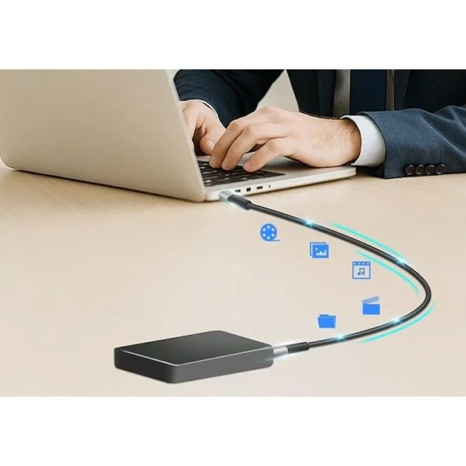 LogiLink USB-C 20 Gb/s, 240W 0.5m in black cover — image 3