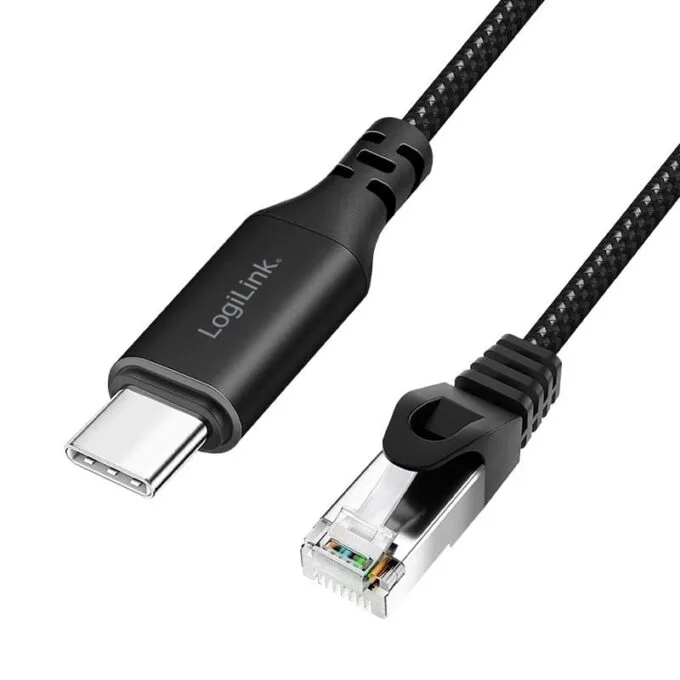 LogiLink USB 3.2 type C - RJ45 3.0m — image 1