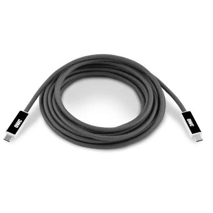 OWC Thunderbolt 4 USB4 4.5m optical black — image 1