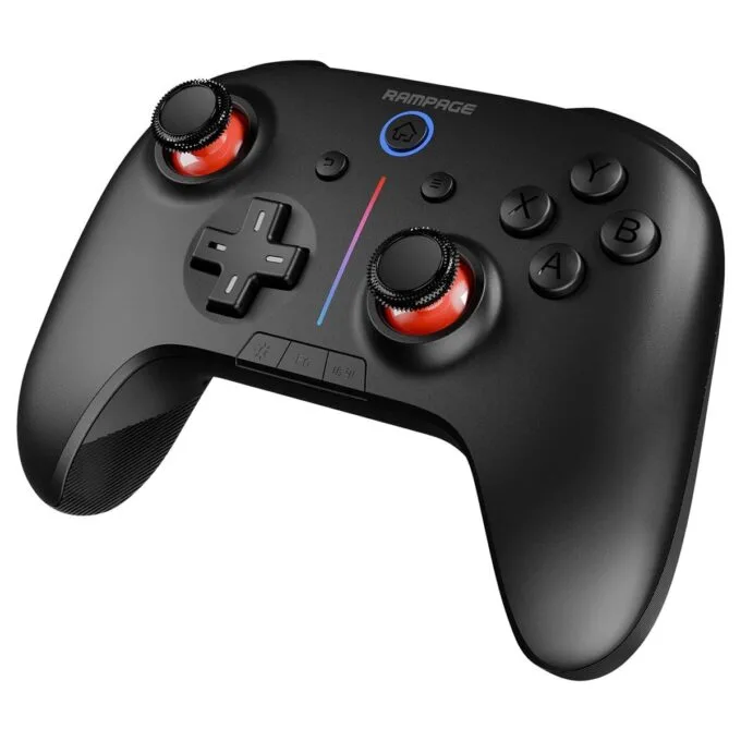 Rampage Hydra Pro Pad Wireless RGB 2.4G Hall, Magnetic Drains Black — image 1