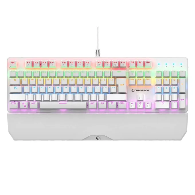 Rampage UMBRA KB-R86 Blue Switch White — image 1