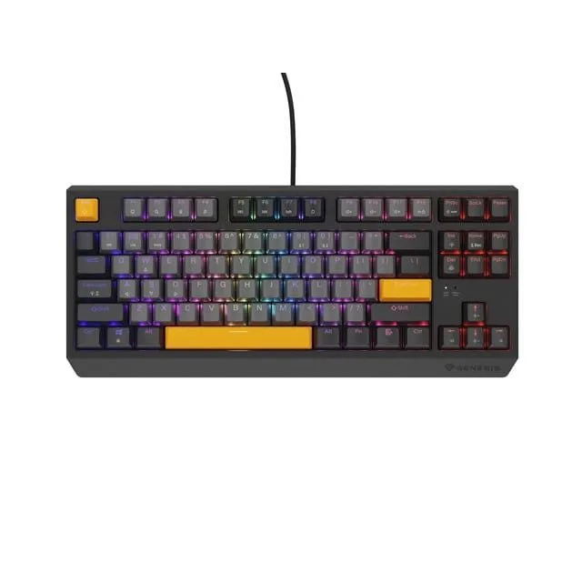 Genesis Thor 230 TKL Anchor Gray Negative RGB Outem Red — image 1