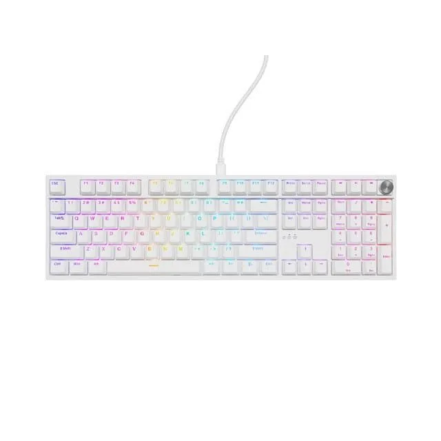 Genesis Thor 404 White RGB Outemu Peach Silent — image 1