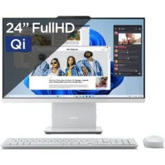 Lenovo IdeaCentre AIO 3 24 - Core i5-13420H | 23.8''-FHD-99% sRGB | 16GB | 1TB | Induction | Win11Home | Cloud Grey