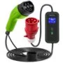 Qoltec Mobilna ładowarka do samochodu elektrycznego EV z regulacją 2w1 Typ2 | 11kW | CEE 5 PIN | Wi-fi| LCD | 3 fazy | Przenośna | Wallbox | 5m