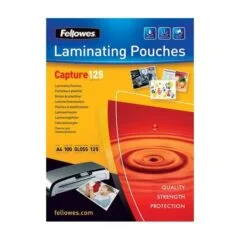 Fellowes 125mik shiny 100pc (53074) A4