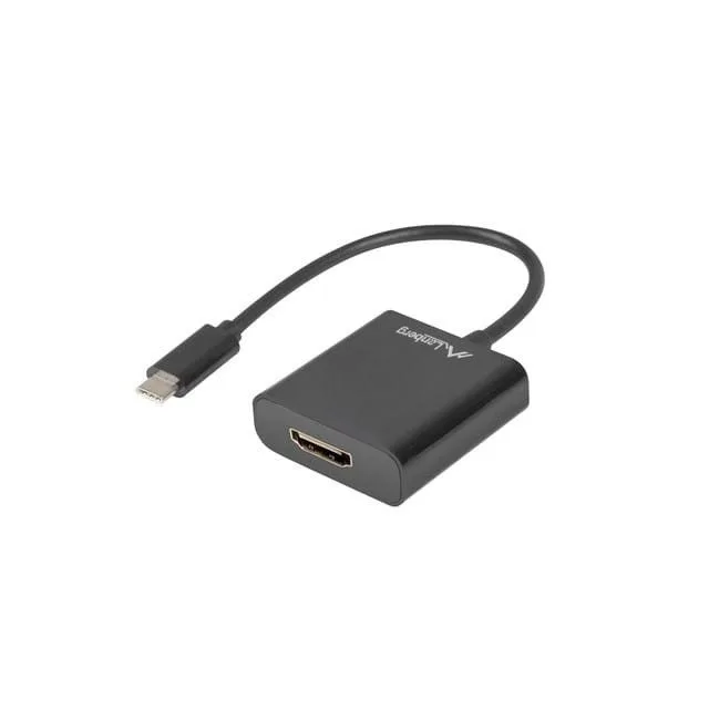 Lanberg USB-C 3.1 adapter - HDMI M/F 15cm black — image 1