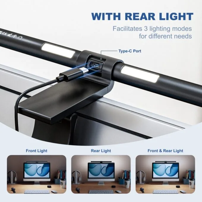 Lumivida Monitor Light Bar with Backlighting & Wireless Remote Control LDL16-6 — image 5