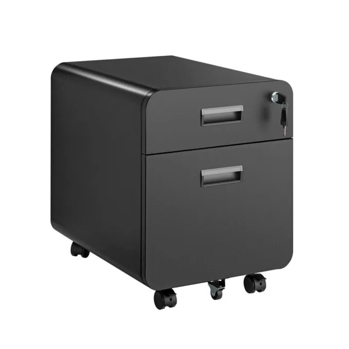 Lumivida File Cabinet Mobile with 2 Lockable Drawers CAB03-1 — image 1