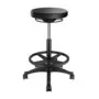 Lumivida Office Stool Ergonomic with Height Adjustale Faux Leather Upholstered Seat CH04-12