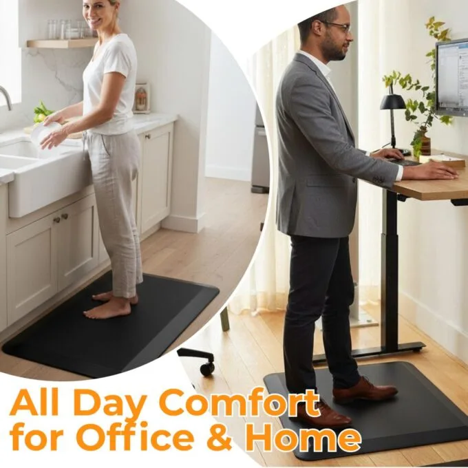 Lumivida Ergonomic Standing Mat Anti-Fatigue Shock Absorbion, Anti-Slip, Trip-Resistant, Waterproof STM02-5 — image 5