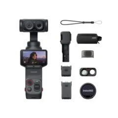 Insta360 Luna Ultra Creator Bundle Black - 1-Inch 8K Leica Sensor, Dual Lens, Triple AI Chip, OLED