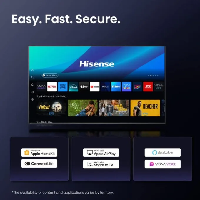 Hisense 65U8Q 65'' 4K Smart QLED MINI LED 120hz Gaming TV — image 19