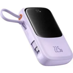 Baseus Qpow Pro+ 10000 mAh 22.5W fioletowy