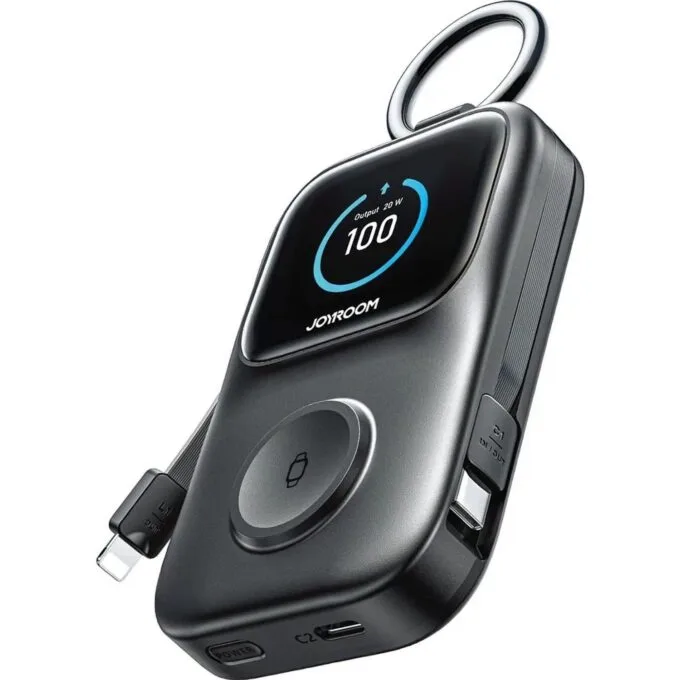 Joyroom JR-W19 5000 mAh z ładowaniem bezprzewodowym zegarka 5 W czarny — image 1