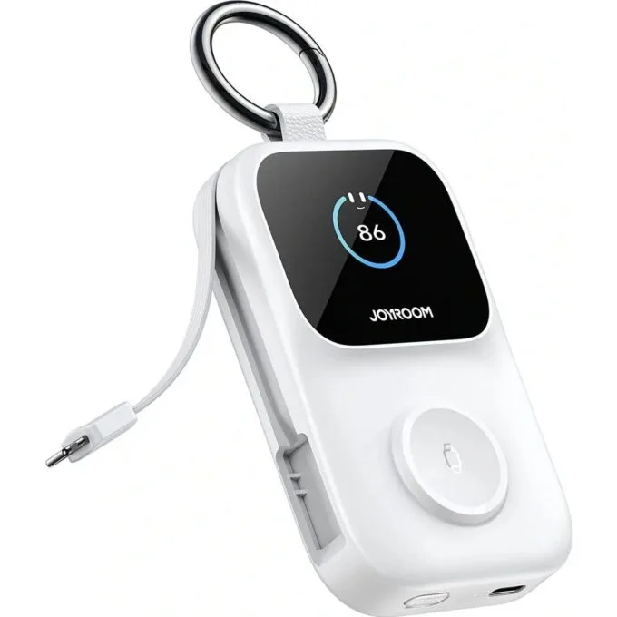 Joyroom JR-W19 5000 mAh z ładowaniem bezprzewodowym zegarka 5 W biały — image 1