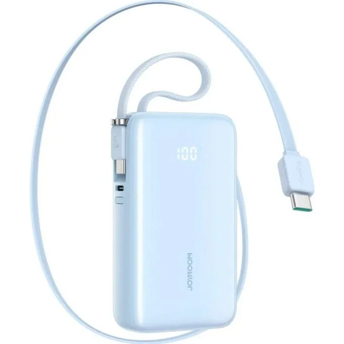 Joyroom JR-PR2L 10000 mAh 35W with integrated USB-C blue cable — image 1