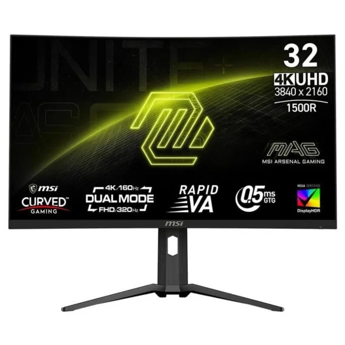 MSI MAG 321CUPDF - 160Hz 4K | 320Hz Full HD | Rapid VA | 31.5" — image 1