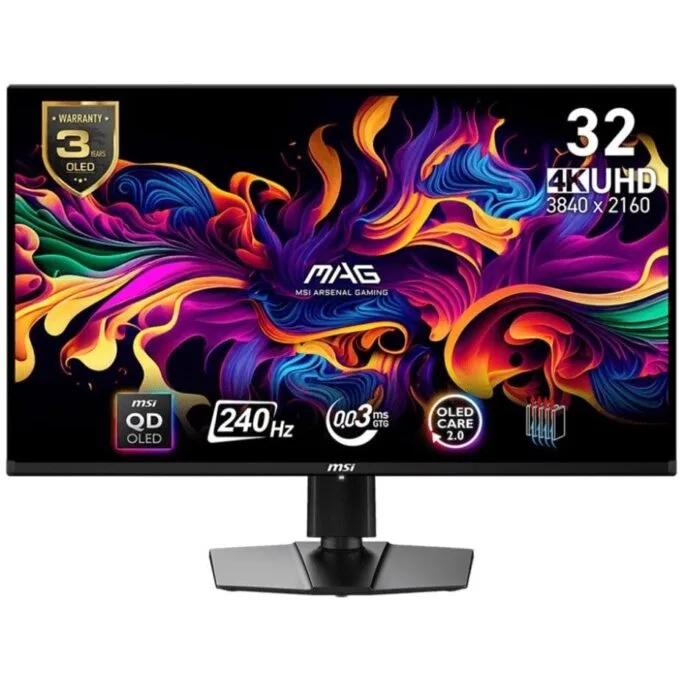 MSI MAG 321UPX - 240Hz | 4K | 31.5'' | QD OLED | 0.03ms — image 1