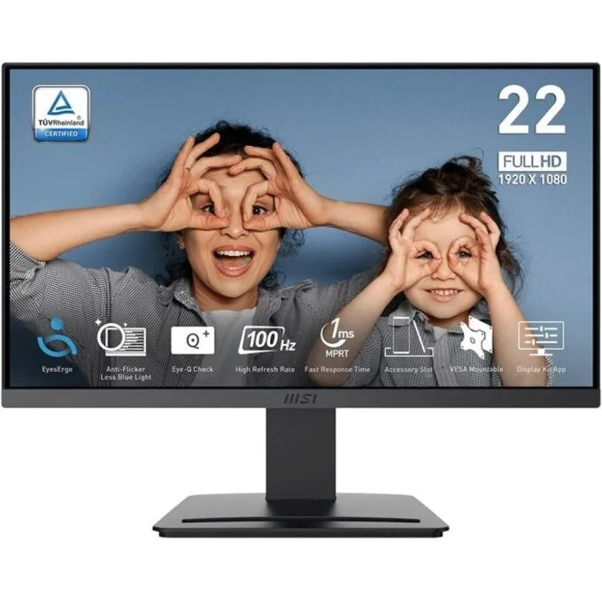 MSI PRO MP223 E2 - 21.45" | VA | Full HD | 4ms | 100HZ — image 1