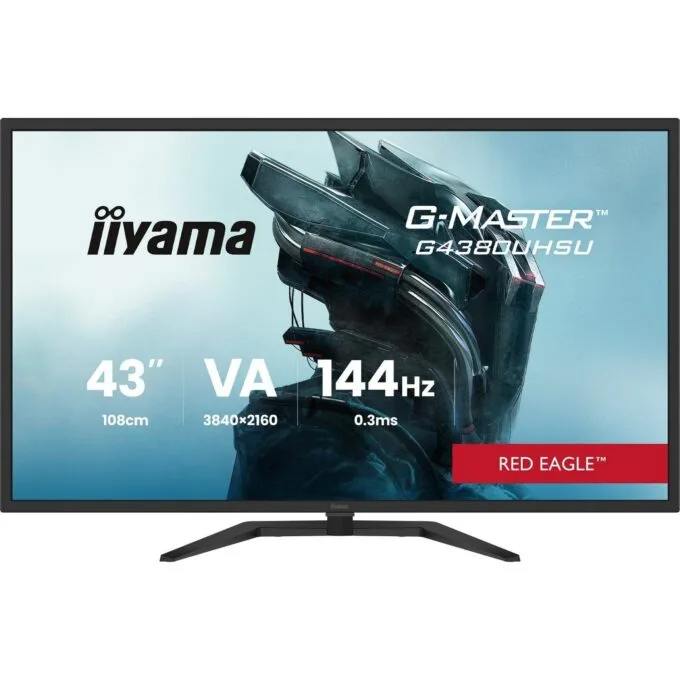 iiyama G-Master G4380USHU-B2 Red Eagle - 144Hz | 4K | VA | 42.5" — image 1