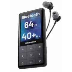 Majority Portable MP300 Player 64GB BT+Earphones (Oakcastle)