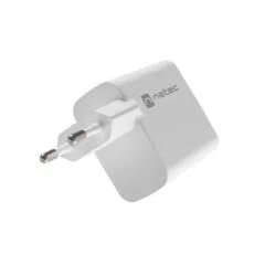 Natec Ribera GaN 65W USB-A USB-C biała