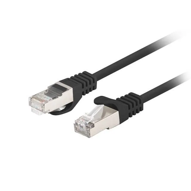 Lanberg 10-Pack Patchcord cat.6 FTP 1.5m black Fluke Passed — image 1