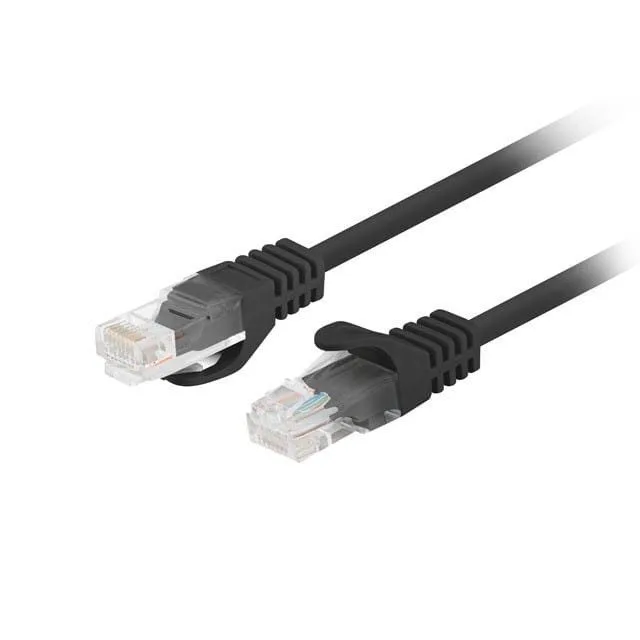 Lanberg 10-Pack Patchcord cat.6 UTP 2m black Fluke Passed — image 1