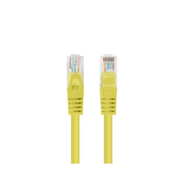 Lanberg 10-Pack Patchcord cat.6 UTP 2m yellow Fluke Passed — image 2