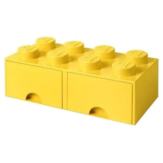 Lego Brick Drawer 8 Yellow — image 1