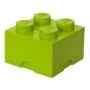 Lego Storage Brick 4 light green