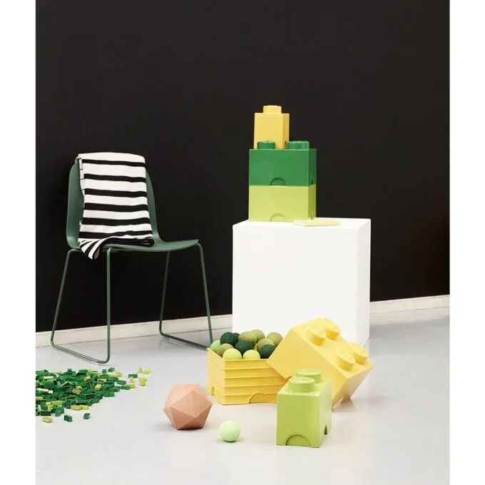Lego Storage Brick 4 light green — image 4