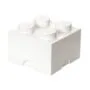 Lego Storage Brick 4 White