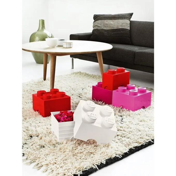 Lego Storage Brick 4 White — image 8